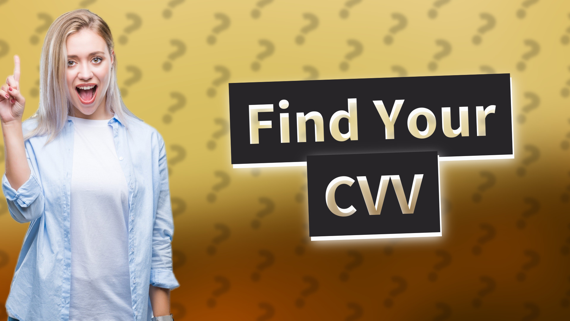 Find Your CVV
