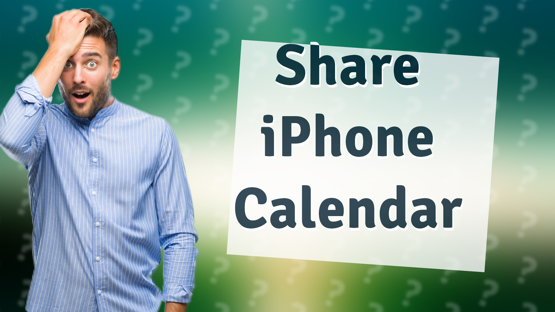 Share iPhone Calendar