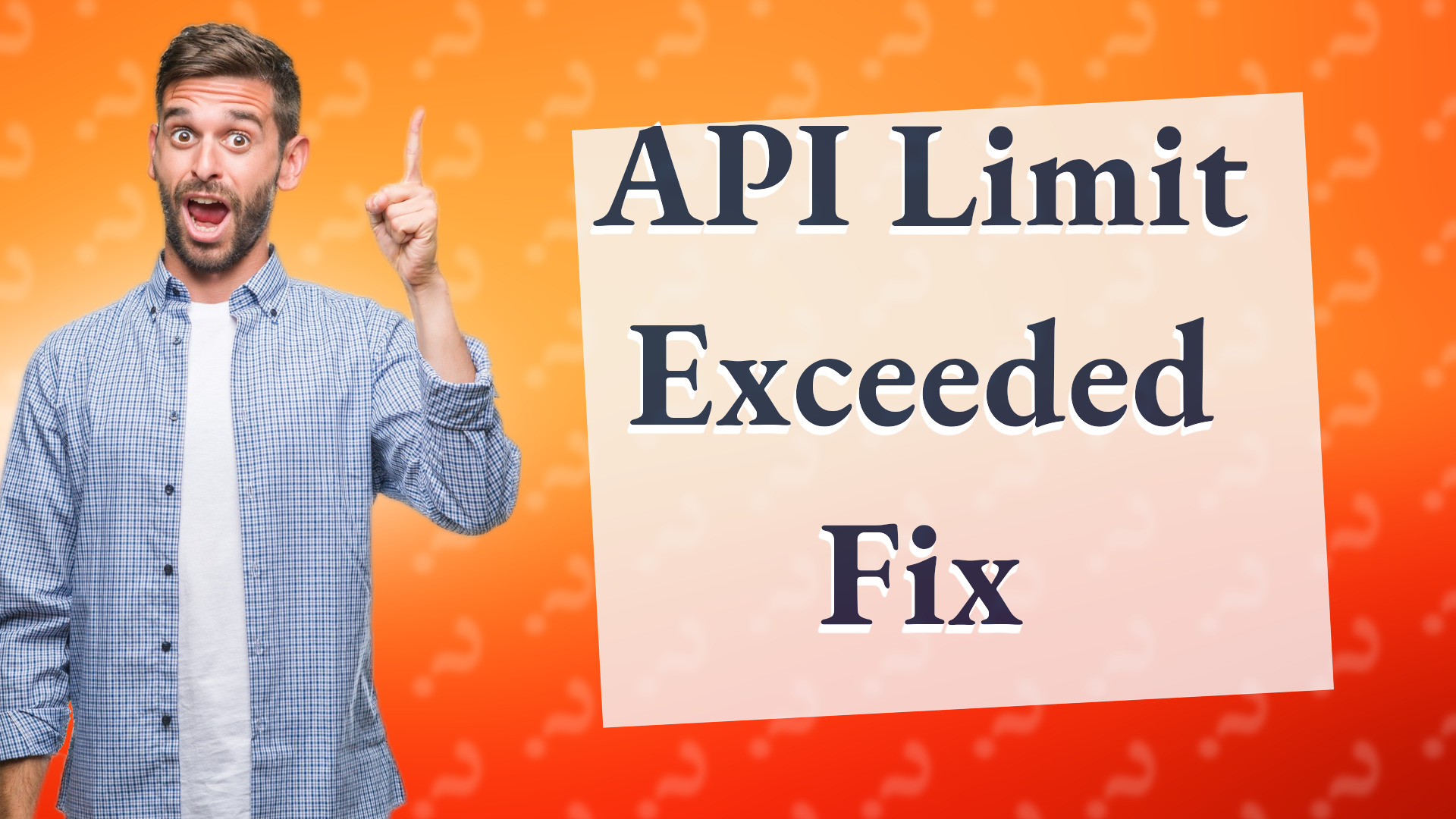 API Limit Exceeded Fix