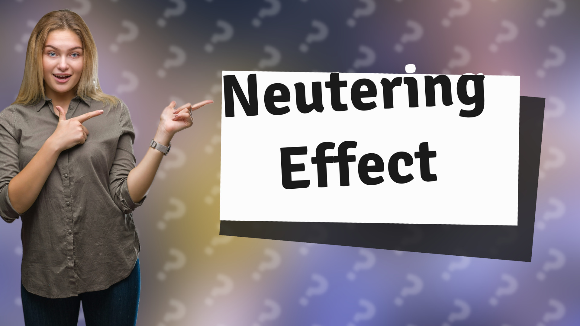 Neutering Effect