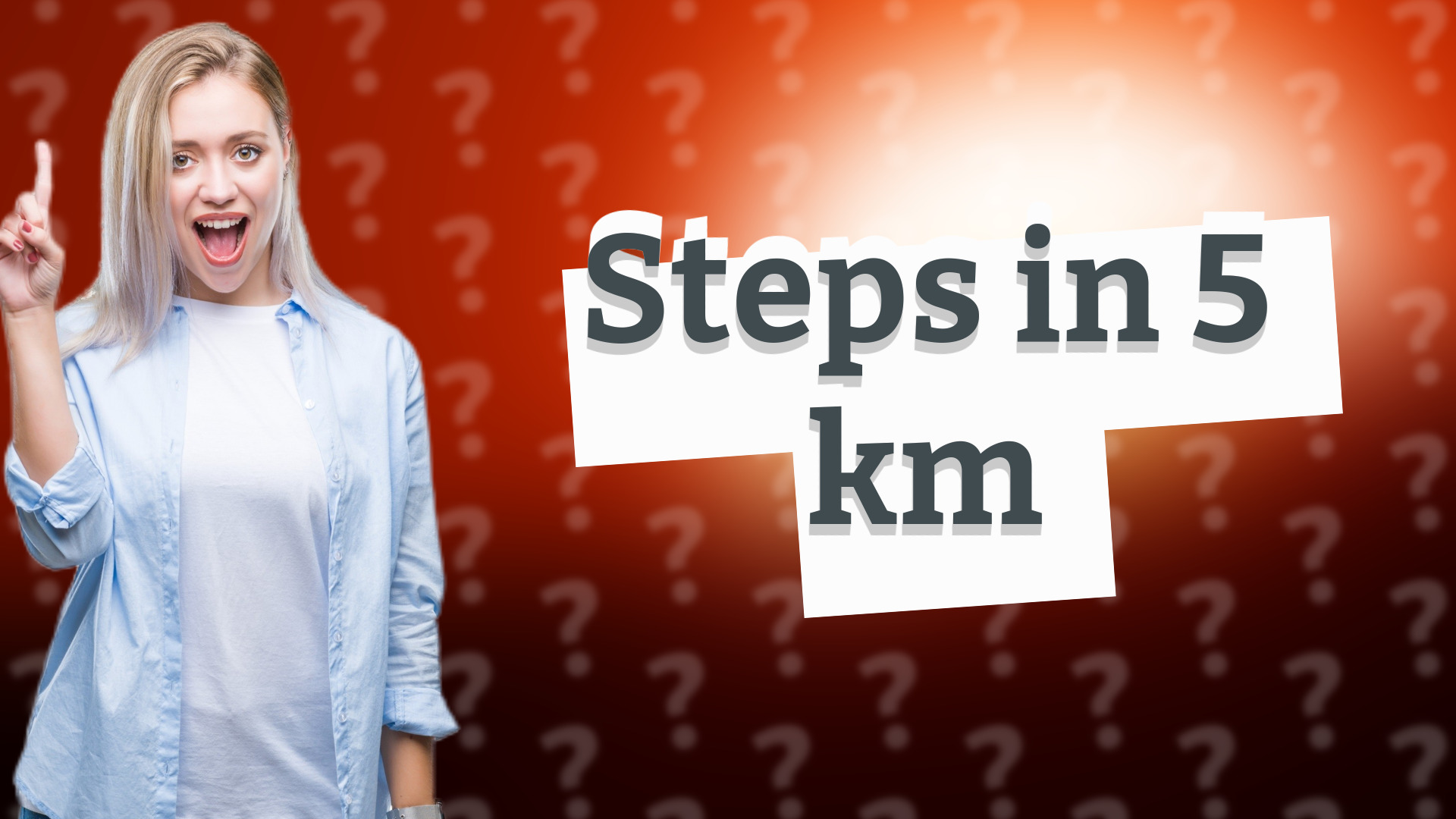 Steps in 5 km