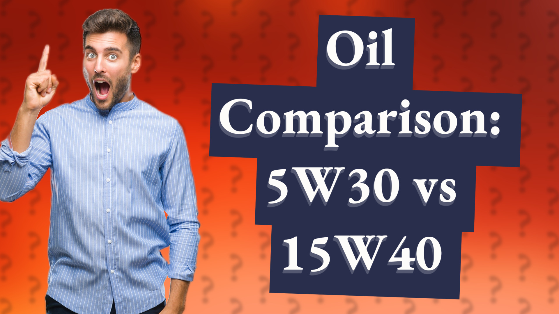 Oil Comparison: 5W30 vs 15W40