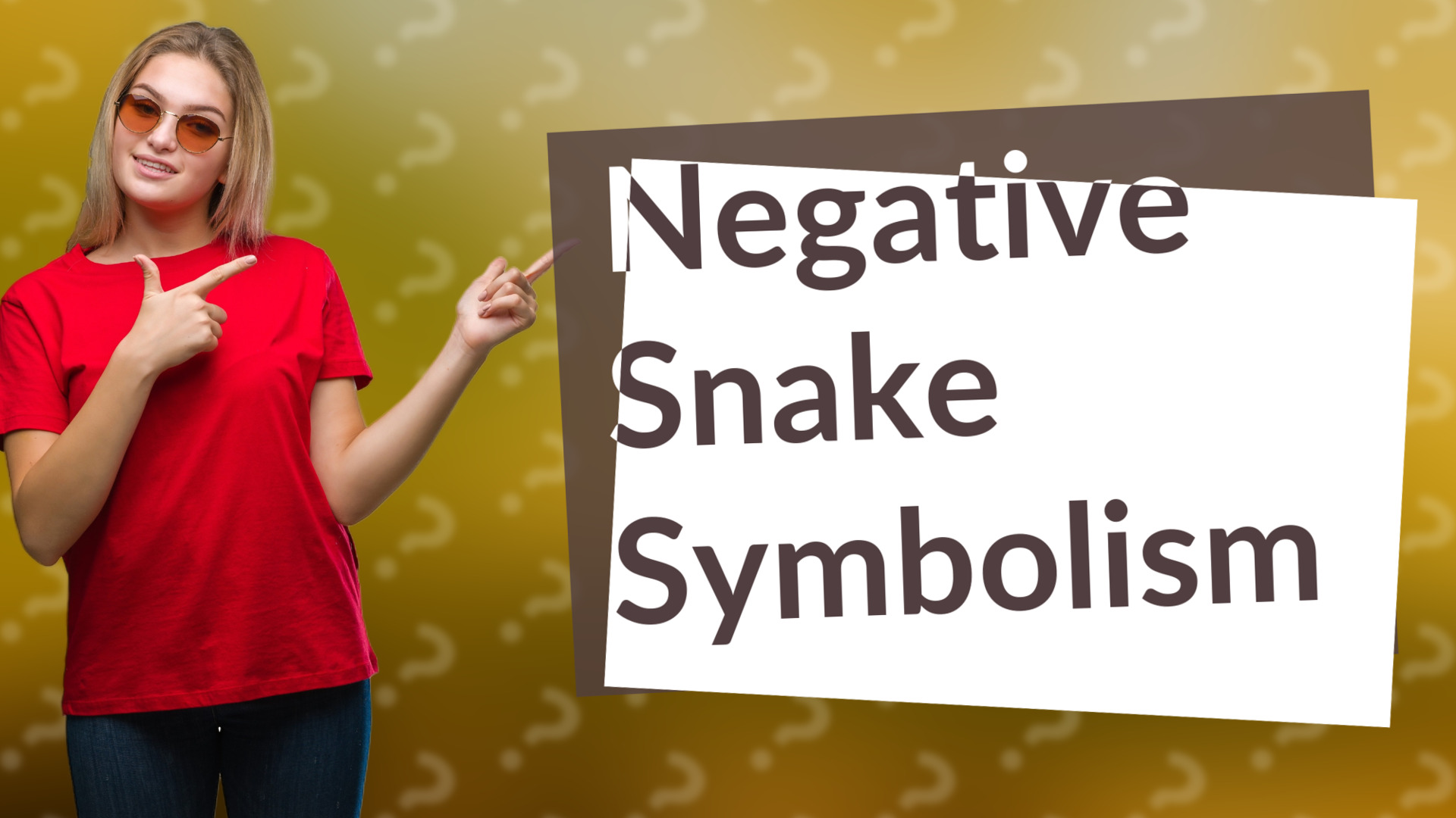 Negative Snake Symbolism