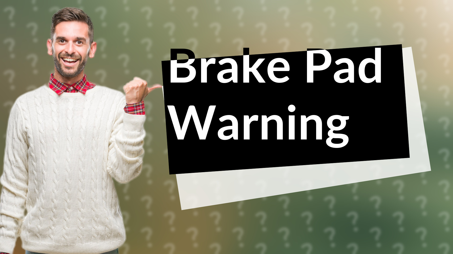Brake Pad Warning