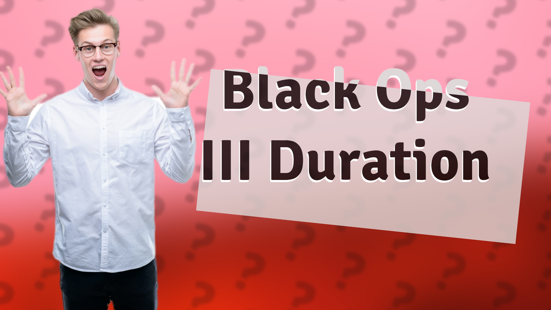 Black Ops III Duration