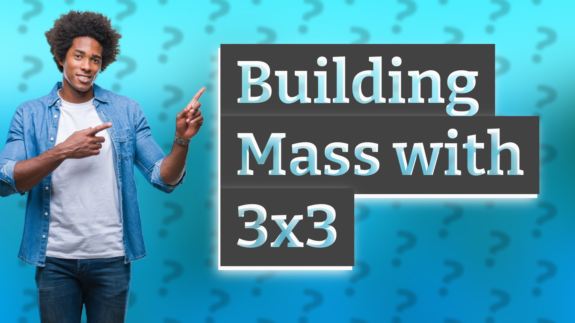 Building Mass with 3x3