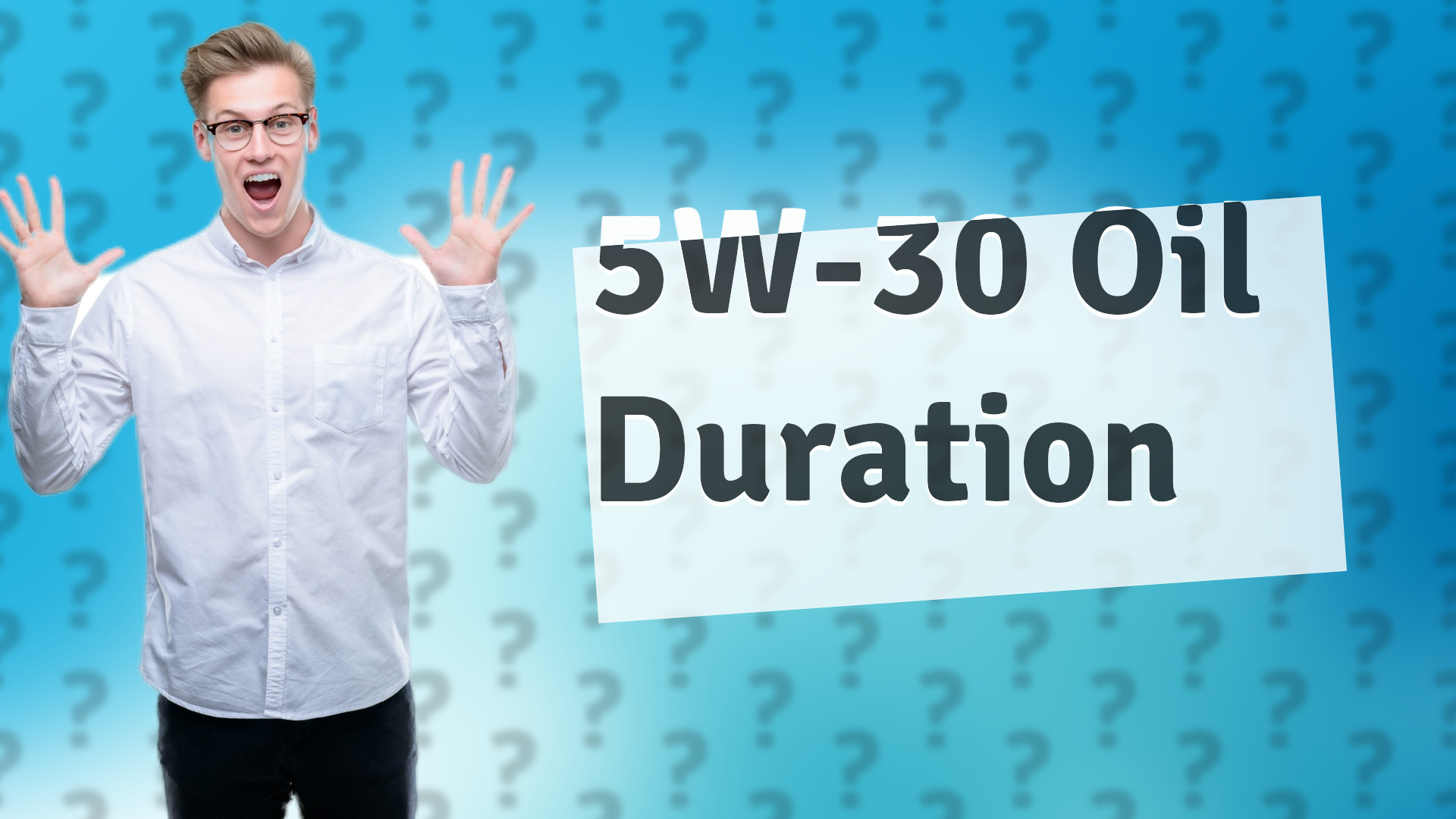 5W-30 Oil Duration