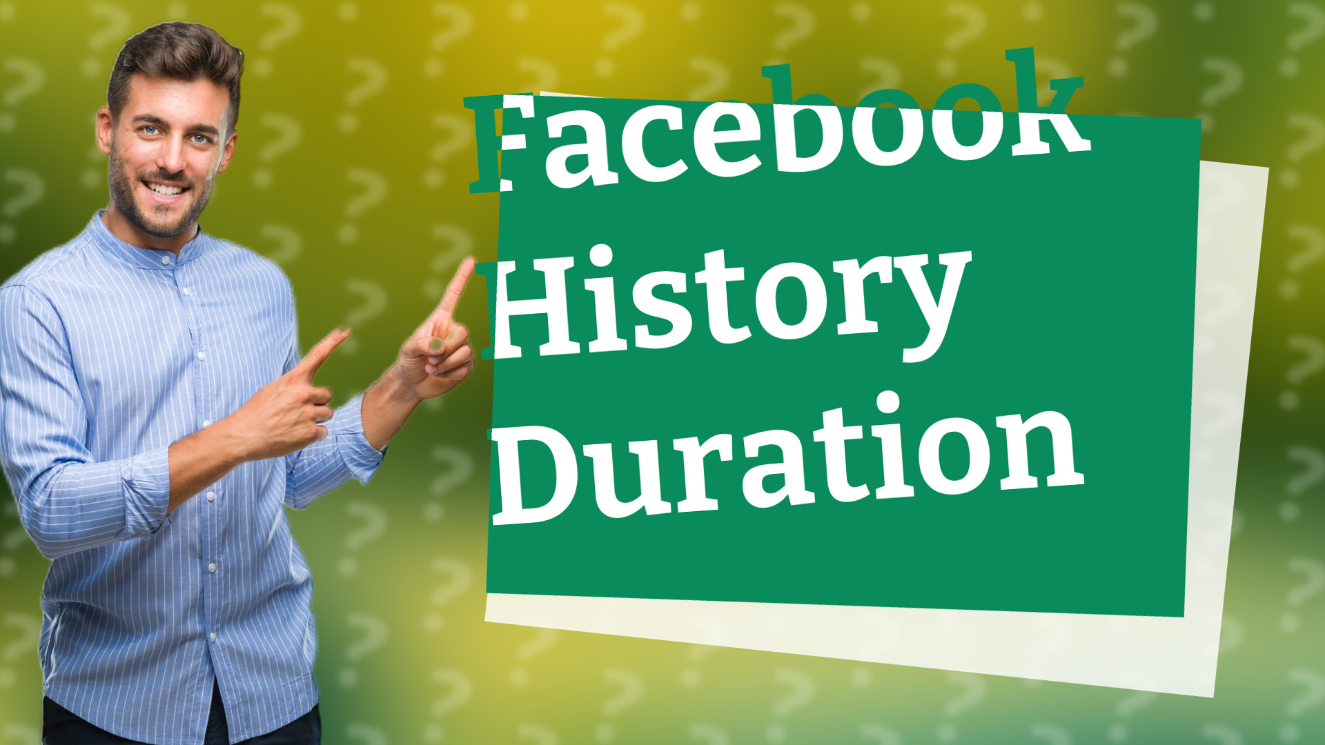 Facebook History Duration