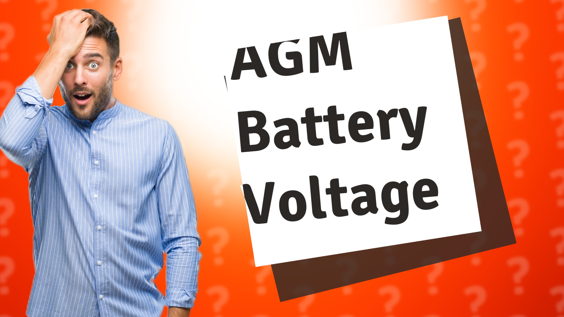 AGM Battery Voltage