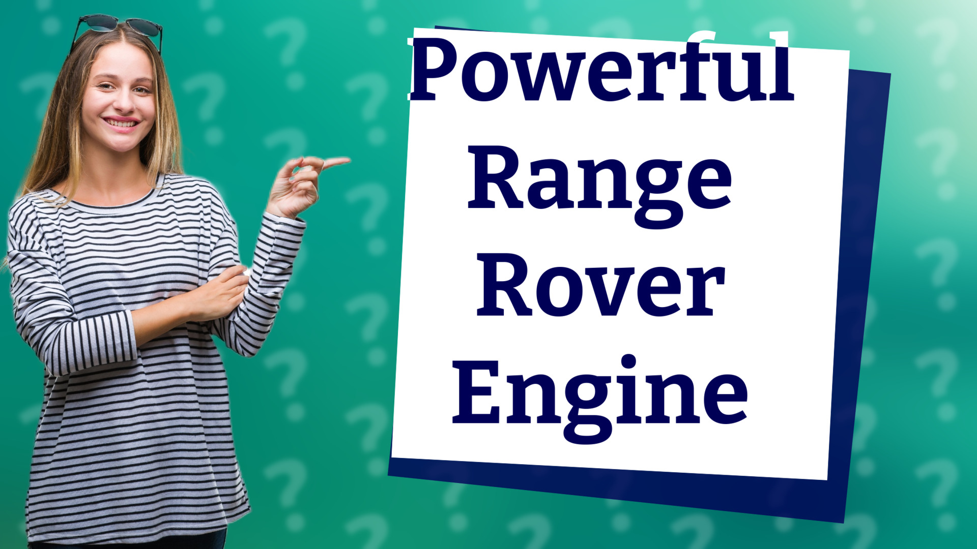 Powerful Range Rover Engine