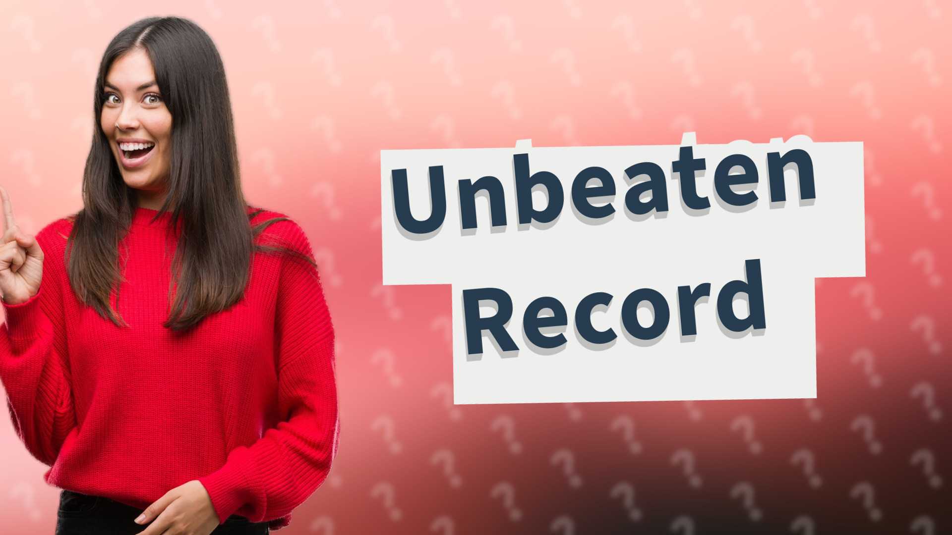 Unbeaten Record