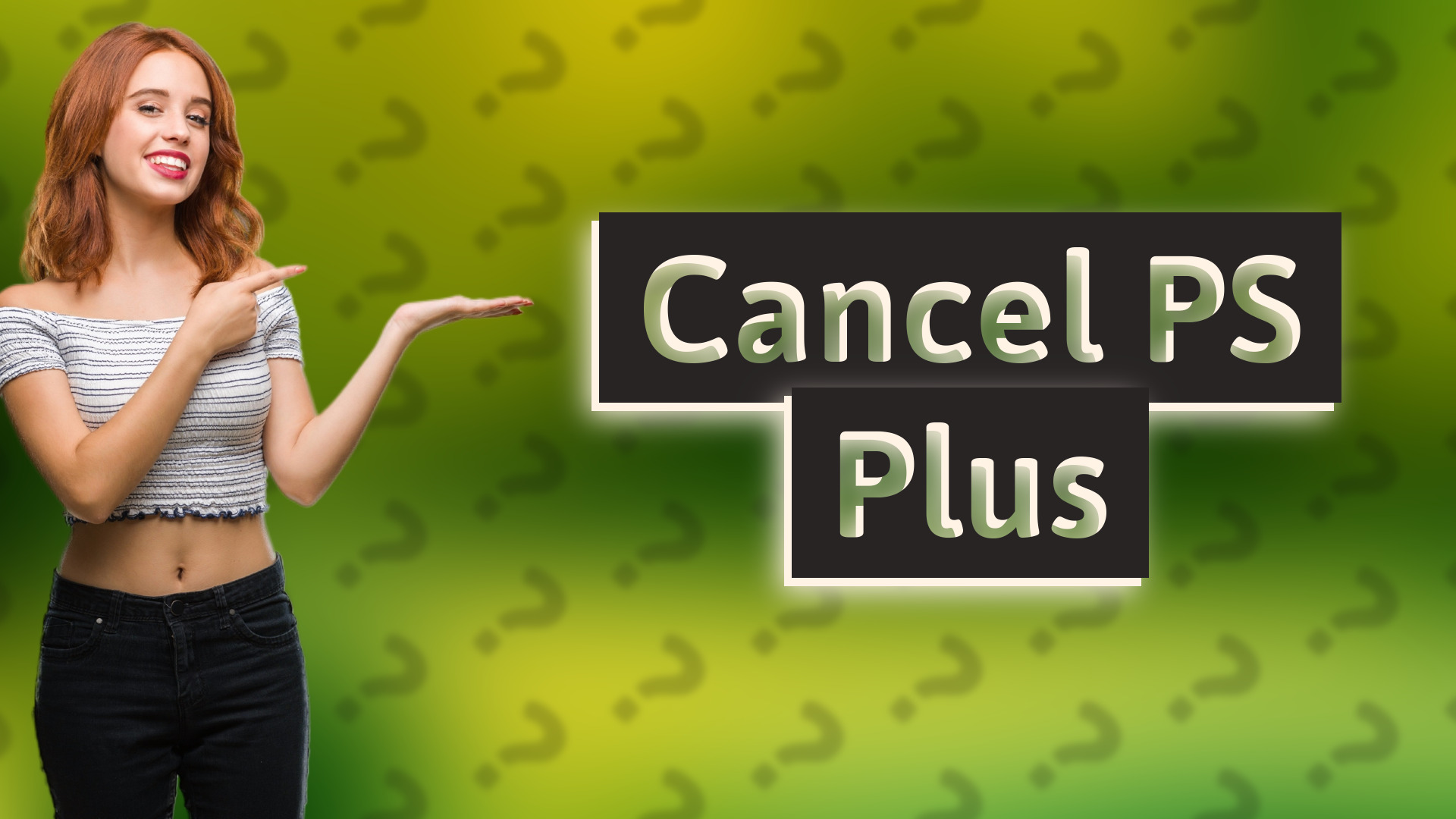 Cancel PS Plus
