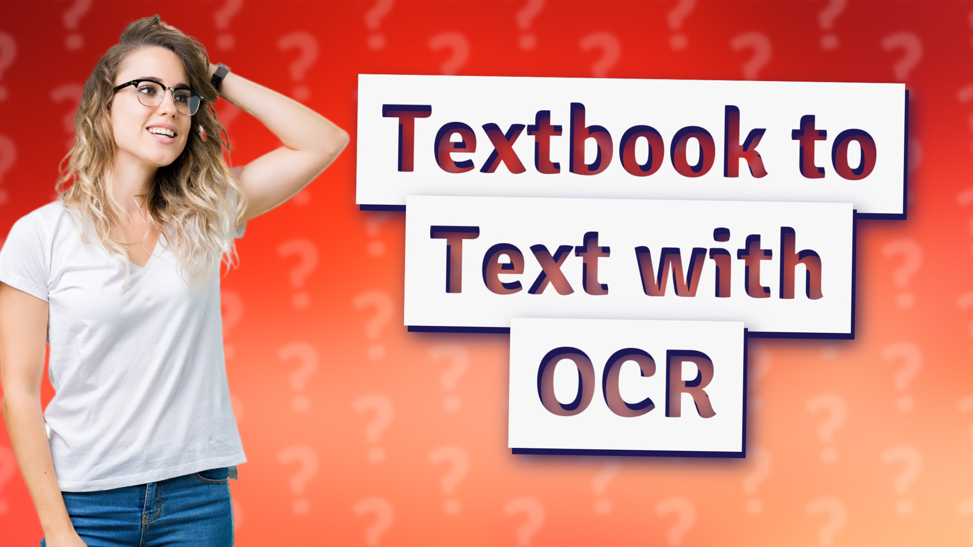 Textbook to Text with OCR