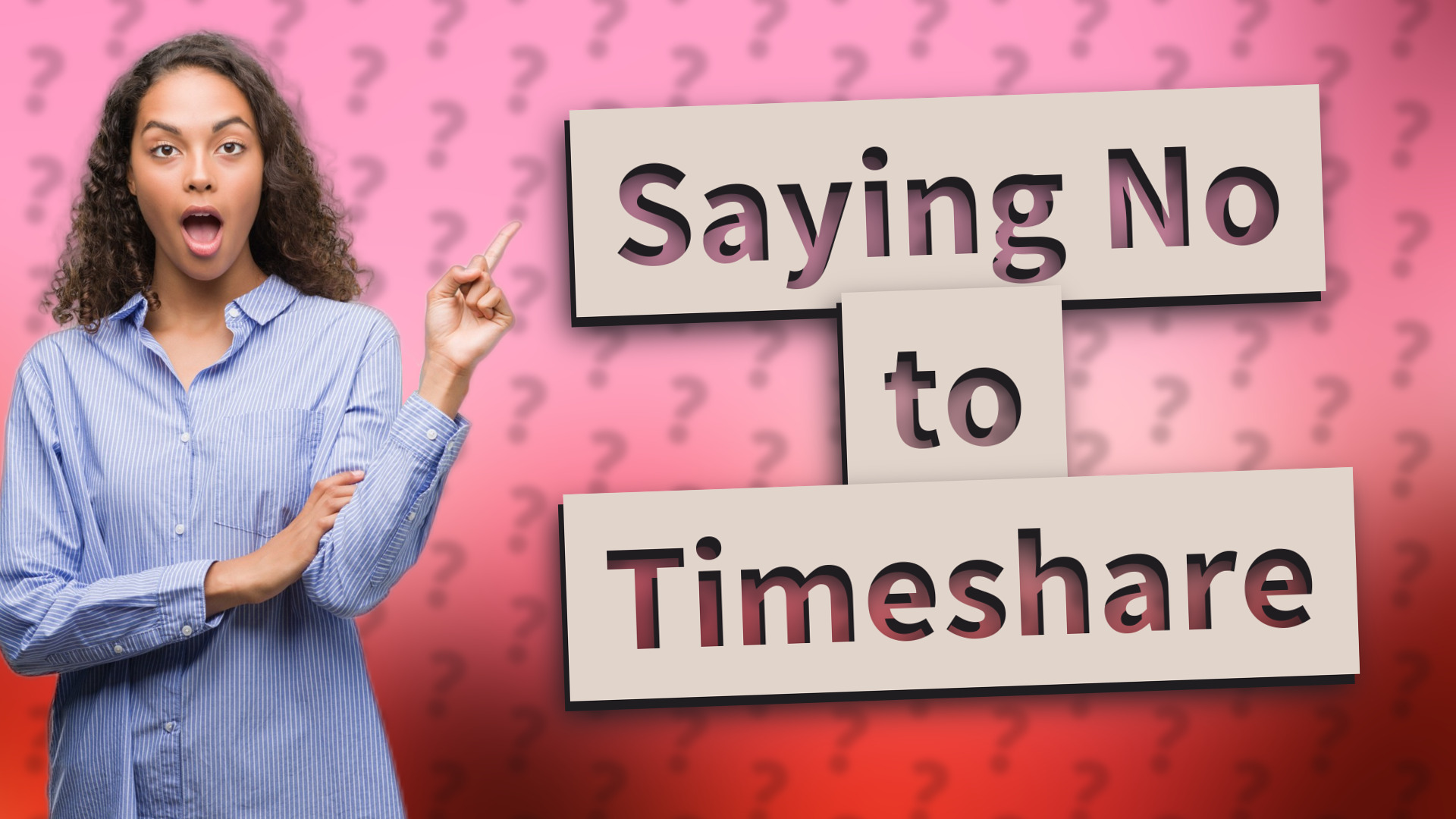 Saying No to Timeshare