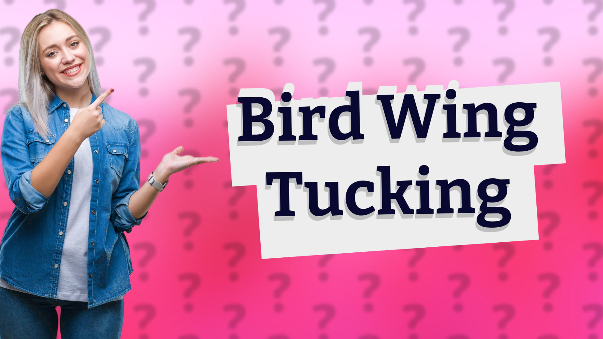 Bird Wing Tucking