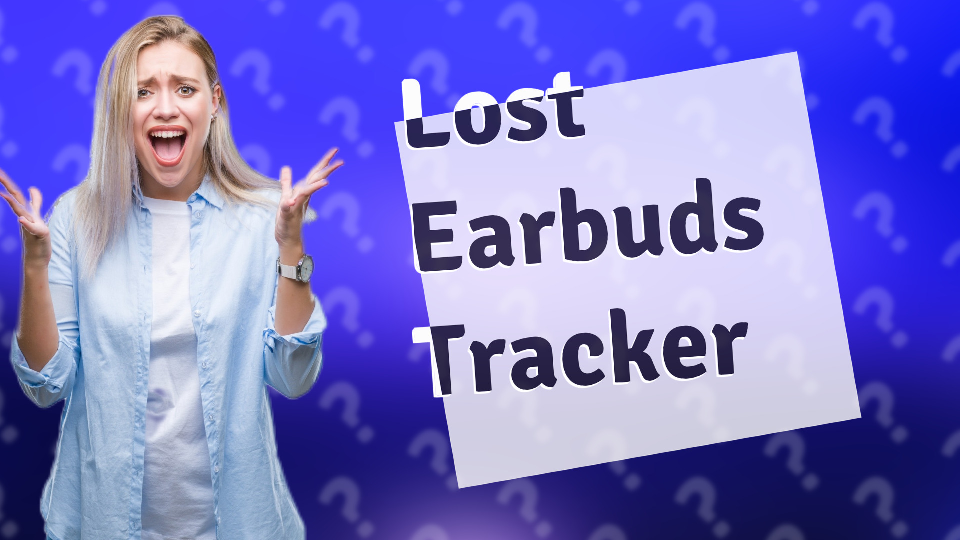 Lost Earbuds Tracker