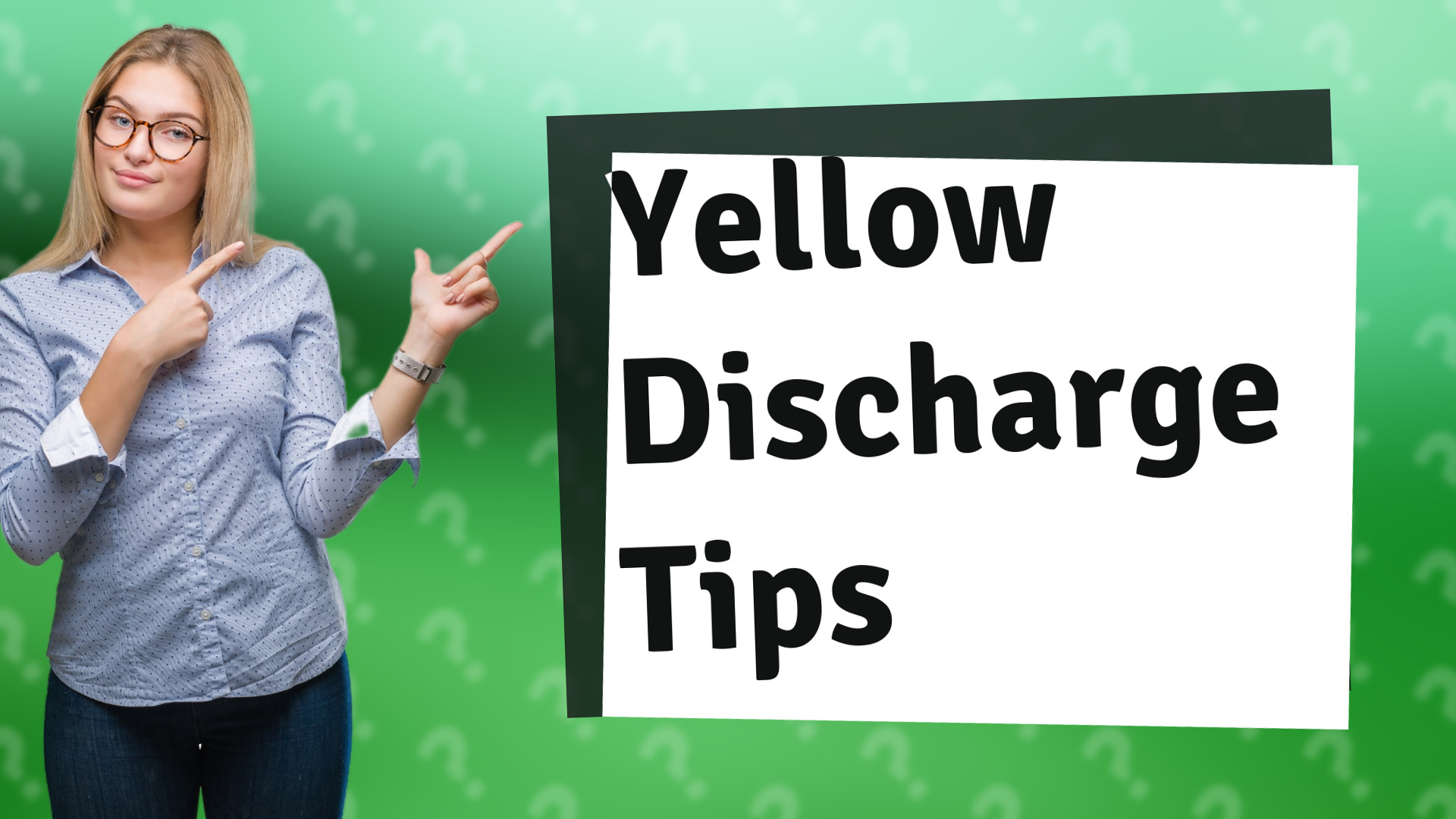 Yellow Discharge Tips