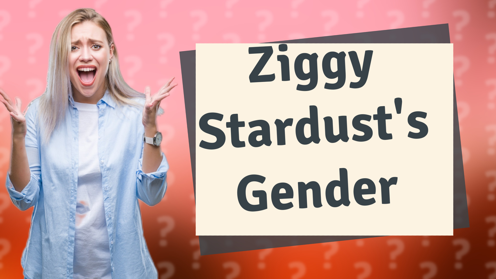 Ziggy Stardust's Gender