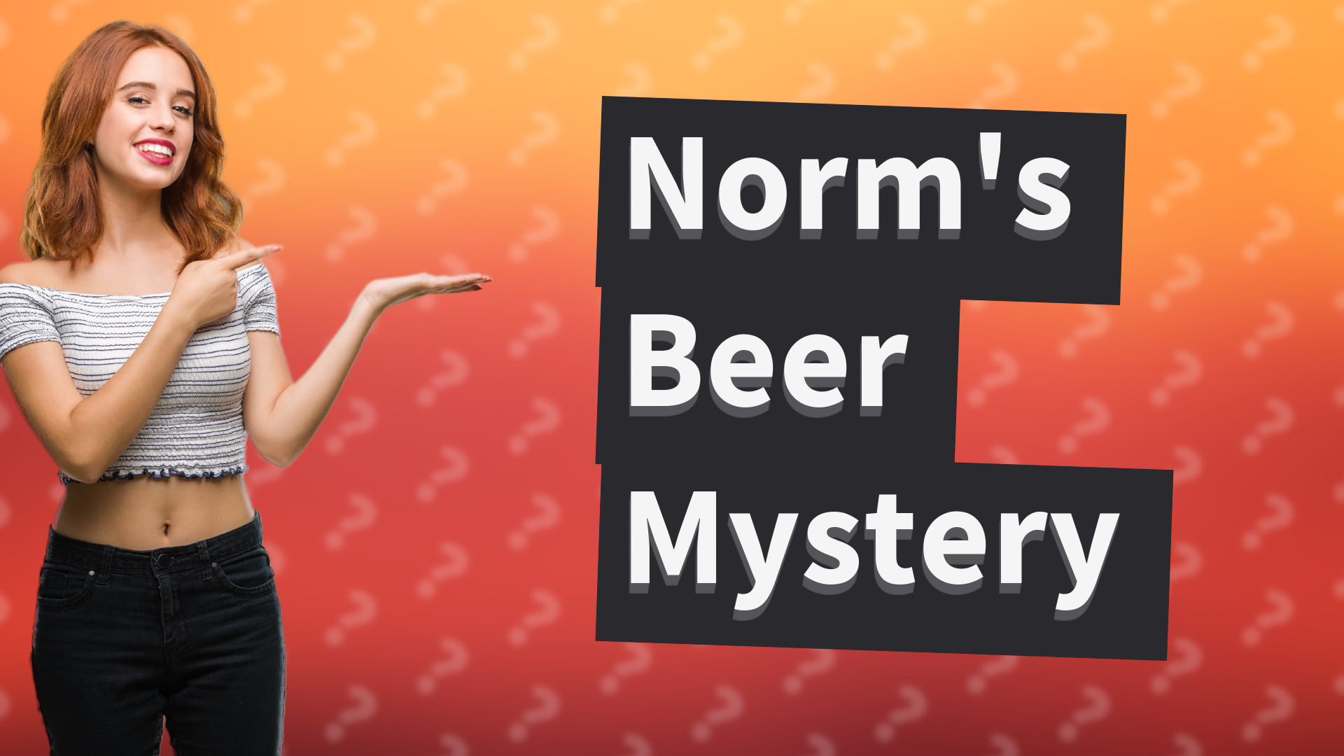 Norm's Beer Mystery