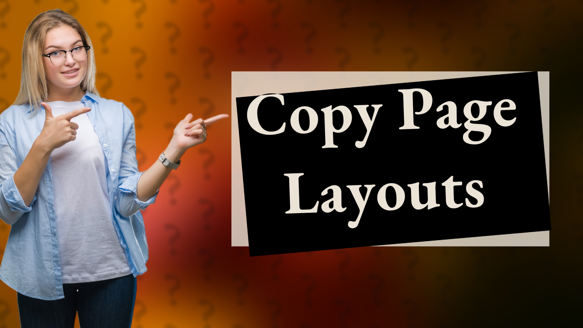 Copy Page Layouts