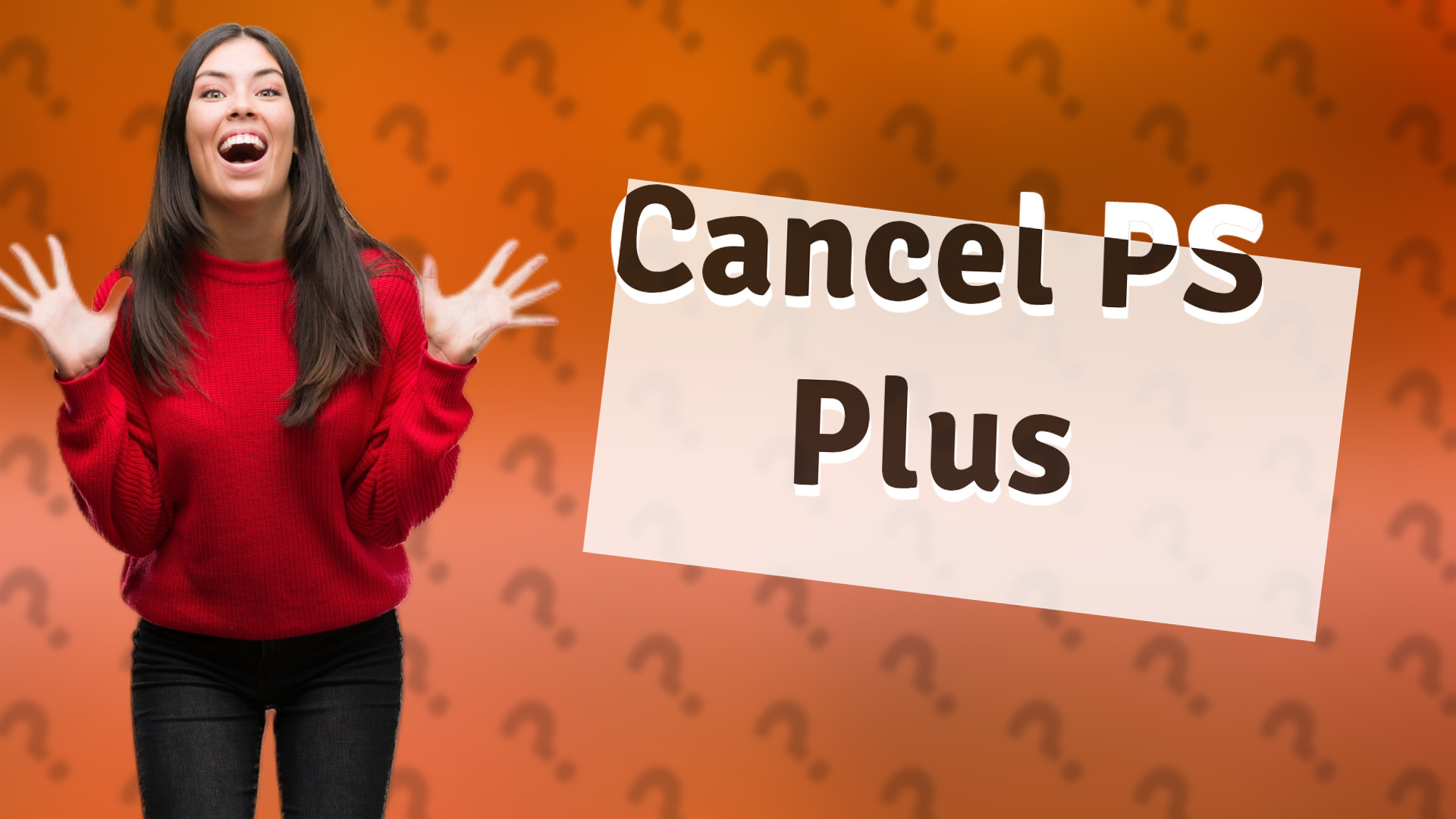 Cancel PS Plus