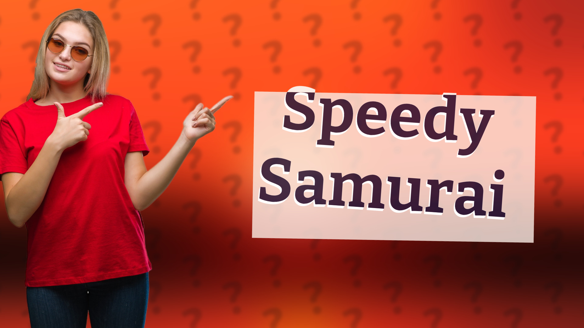 Speedy Samurai