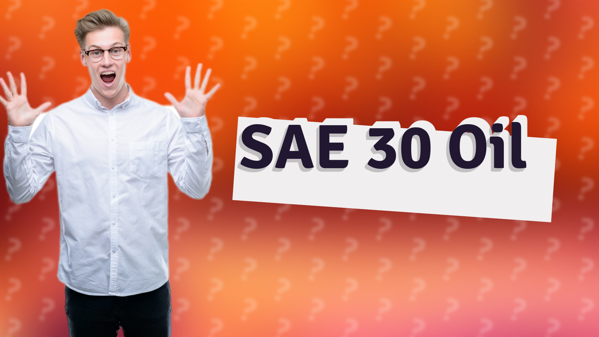 SAE 30 Oil