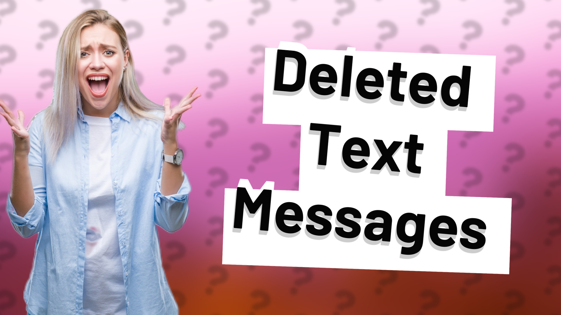Deleted Text Messages