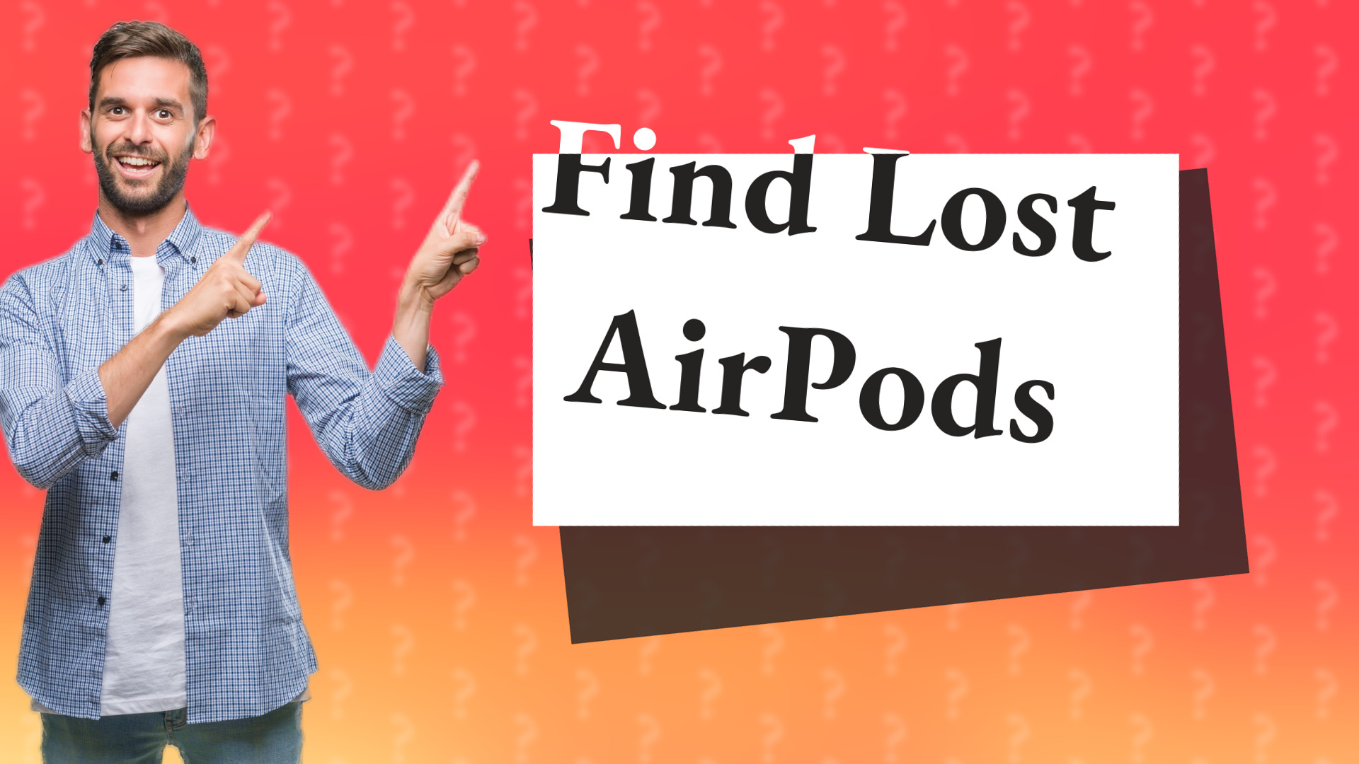 Find Lost AirPods
