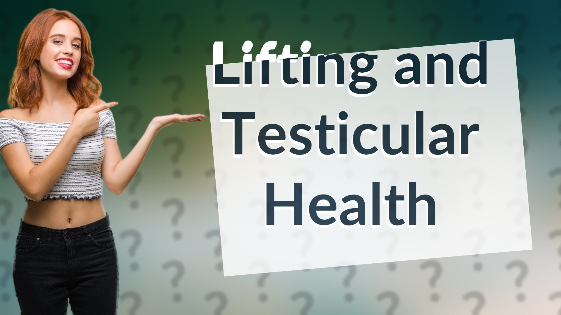 Lifting and Testicular Health