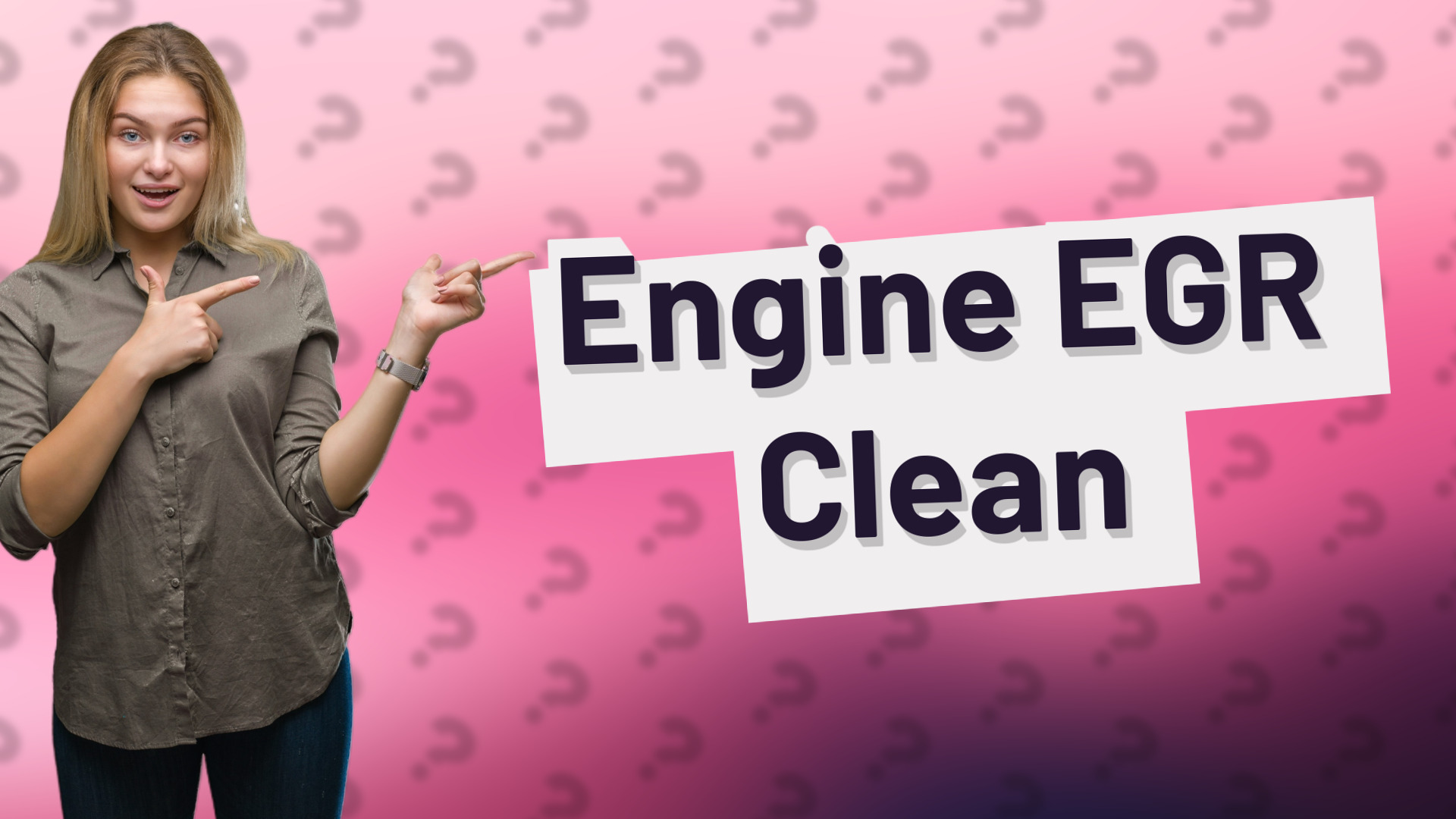 Engine EGR Clean