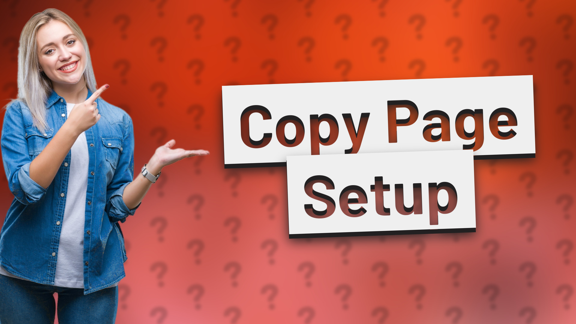 Copy Page Setup