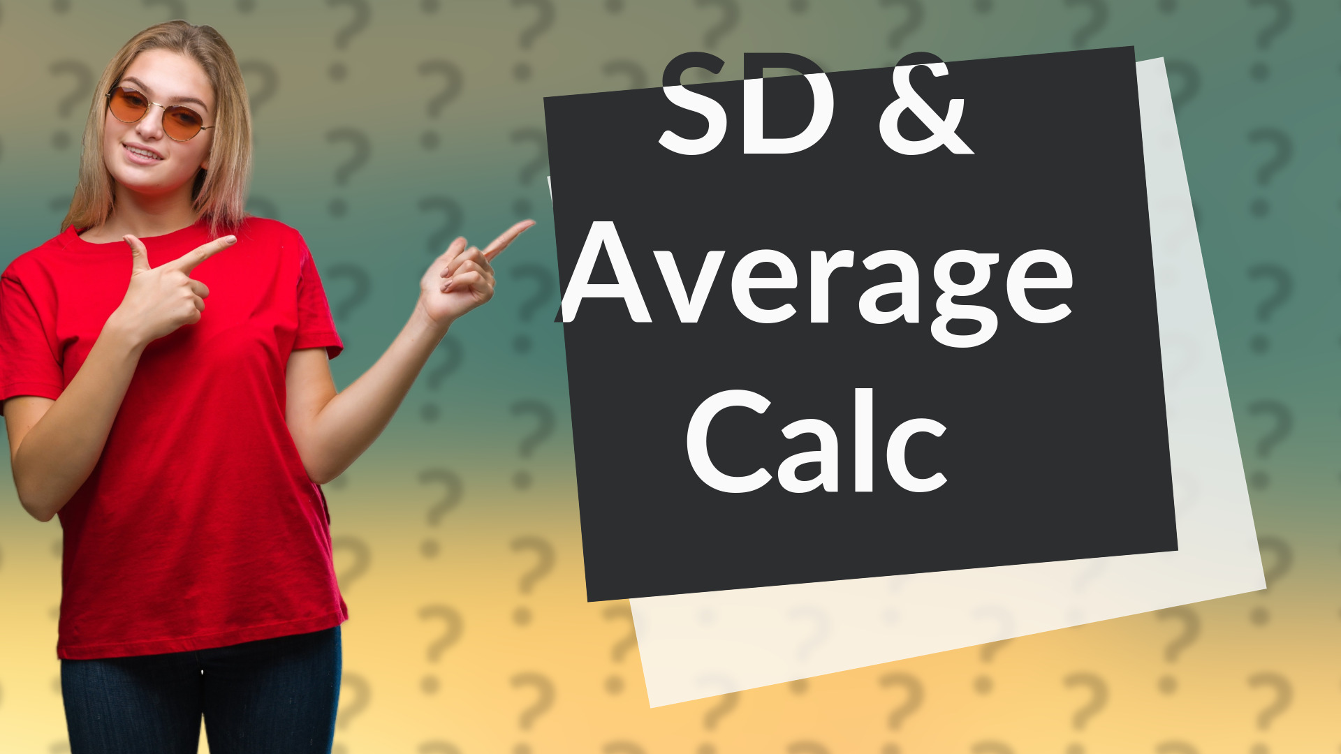 SD & Average Calc