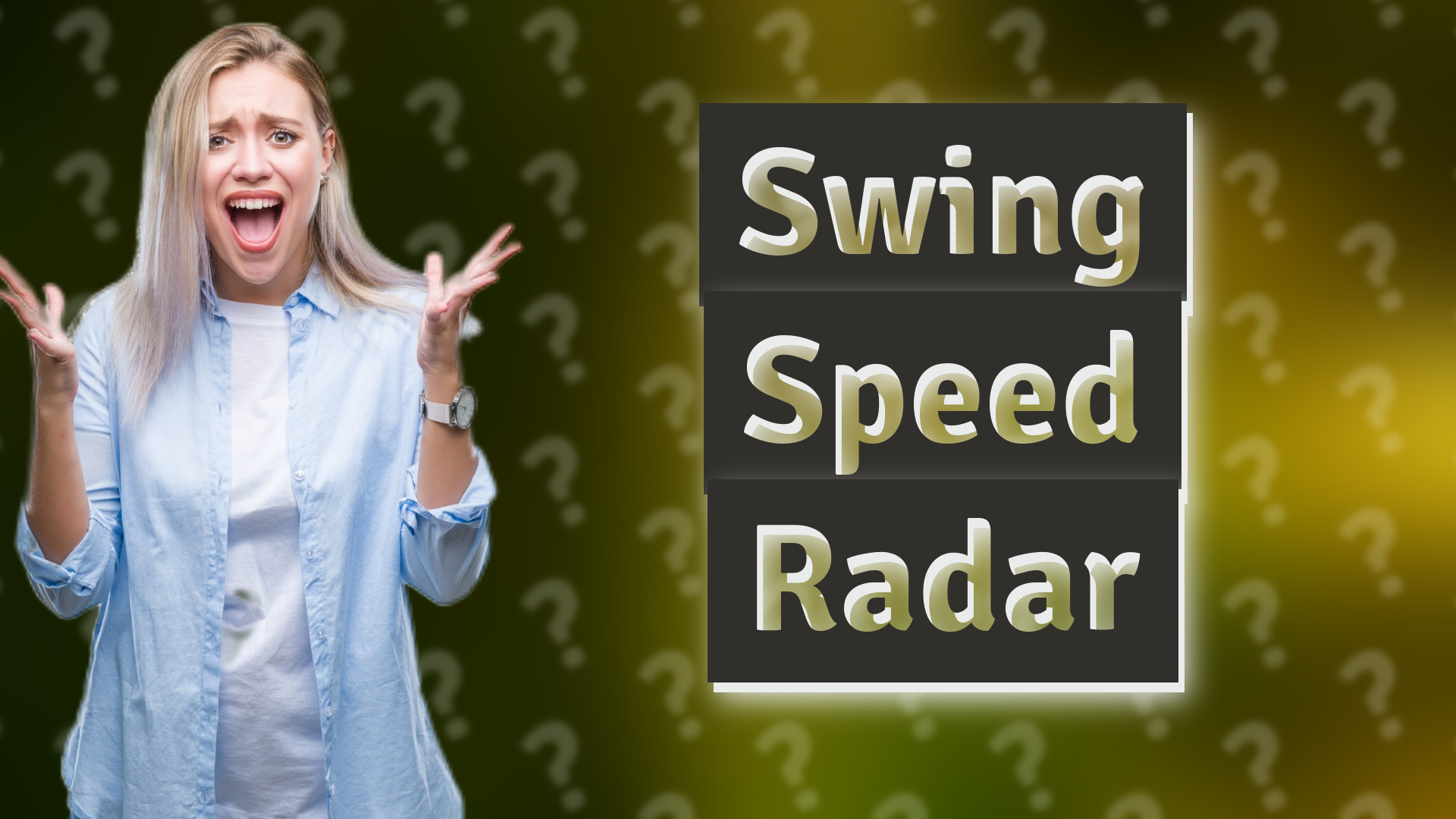 Swing Speed Radar