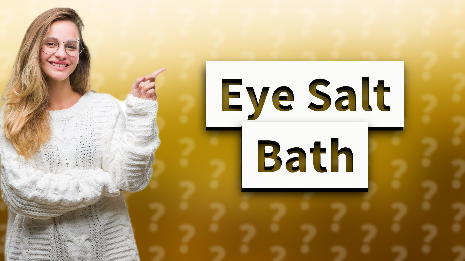 Eye Salt Bath