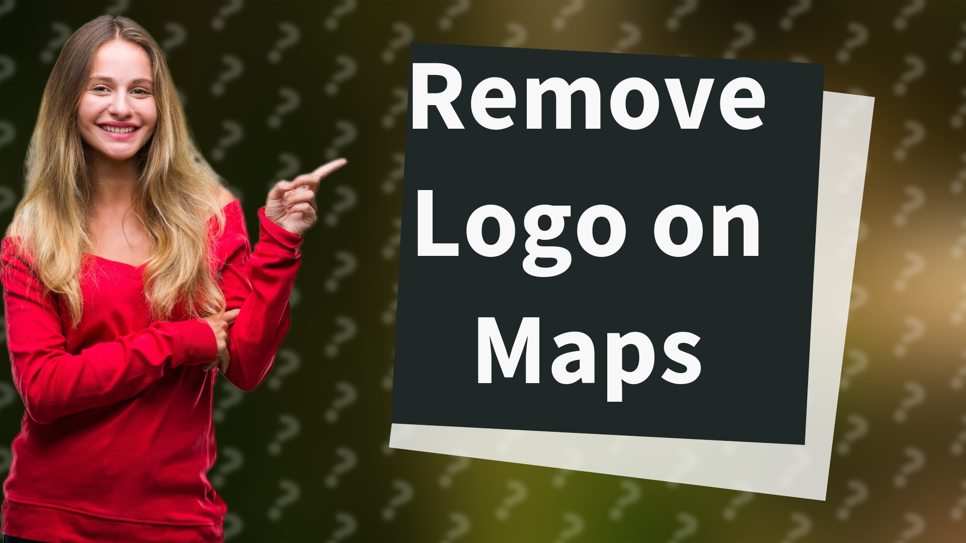 Remove Logo on Maps