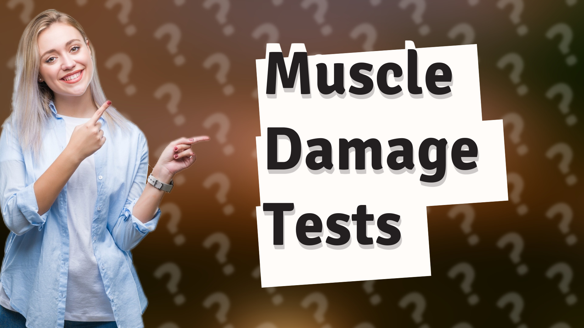 Muscle Damage Tests