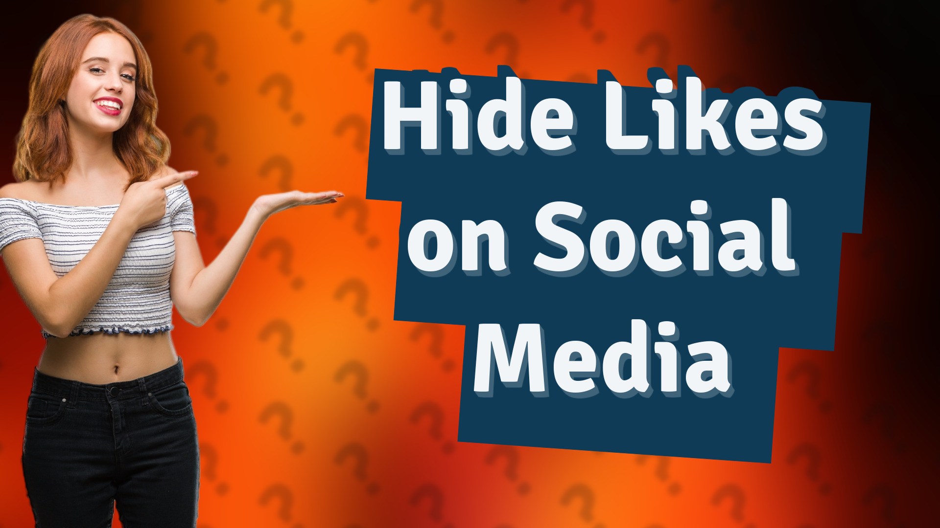 Hide Likes on Social Media