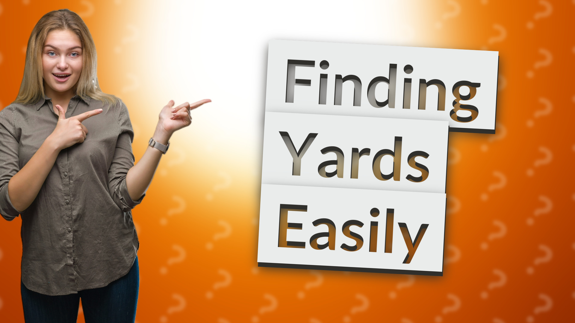 Finding Yards Easily