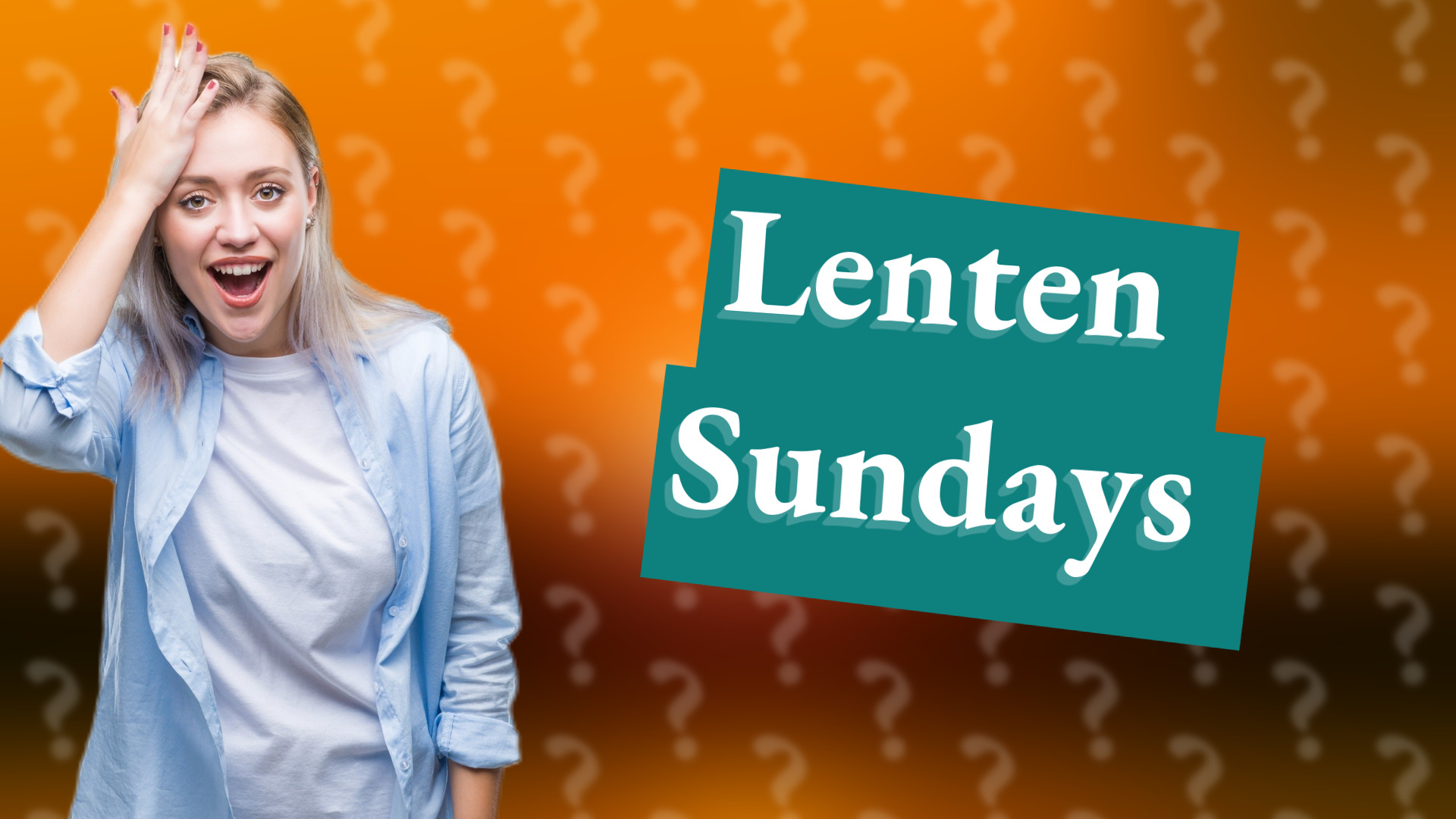 Lenten Sundays