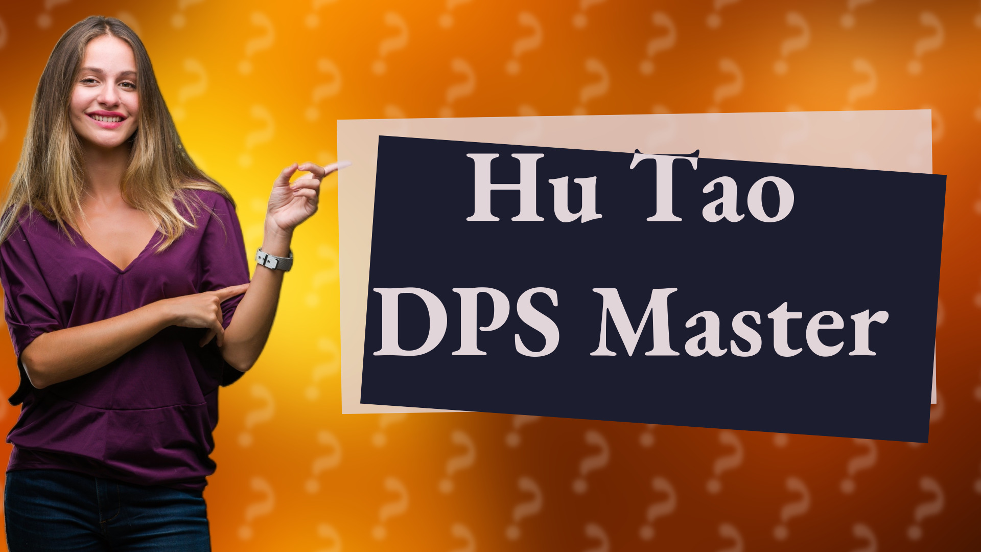 Hu Tao DPS Master