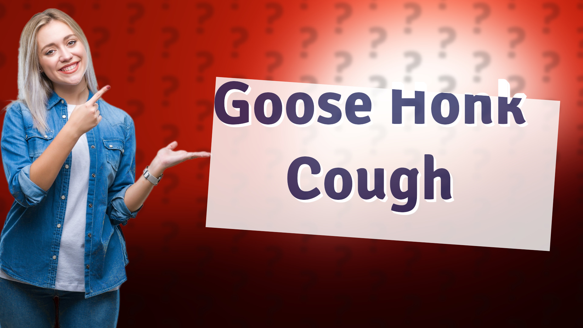Goose Honk Cough