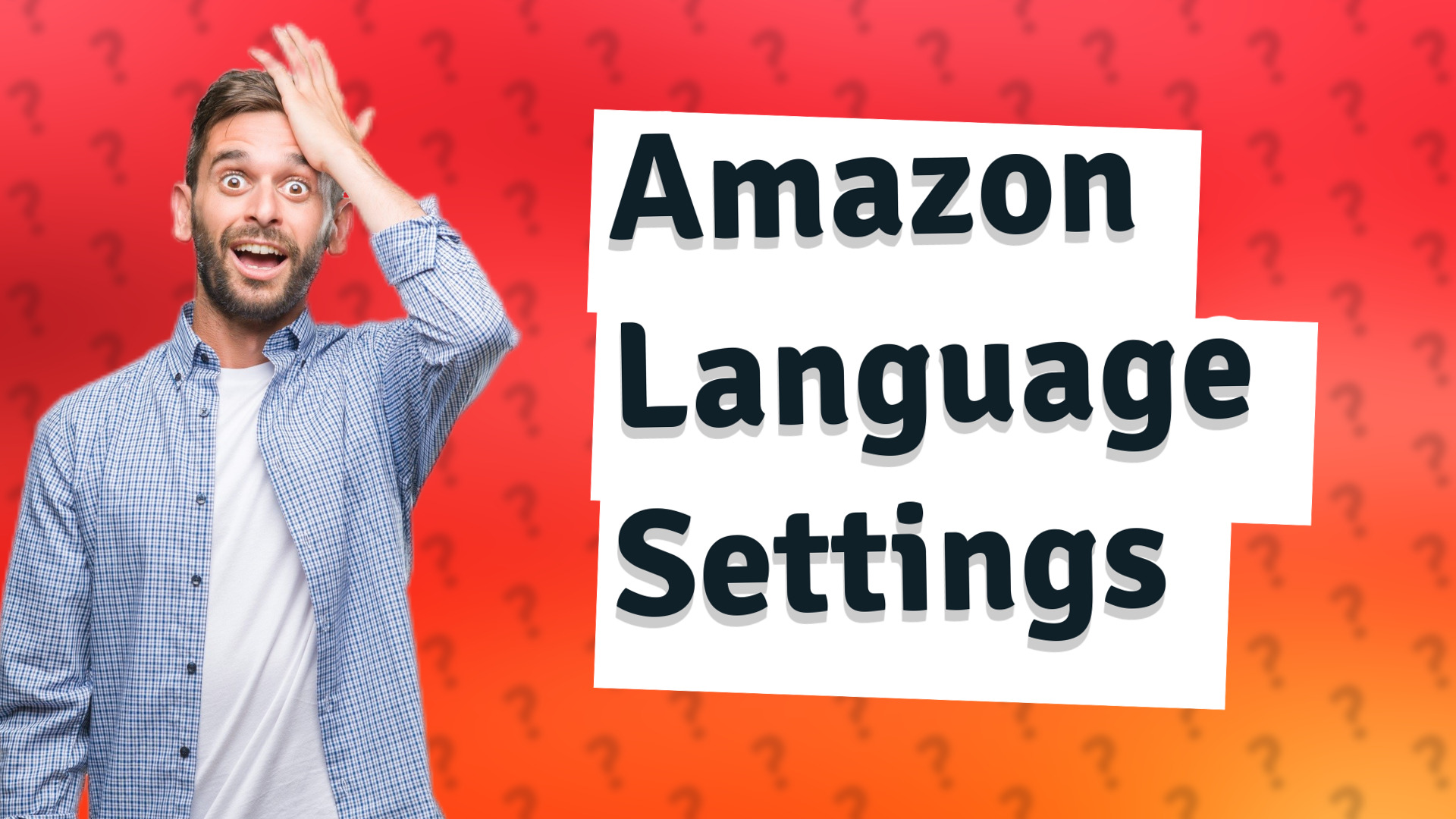 Amazon Language Settings
