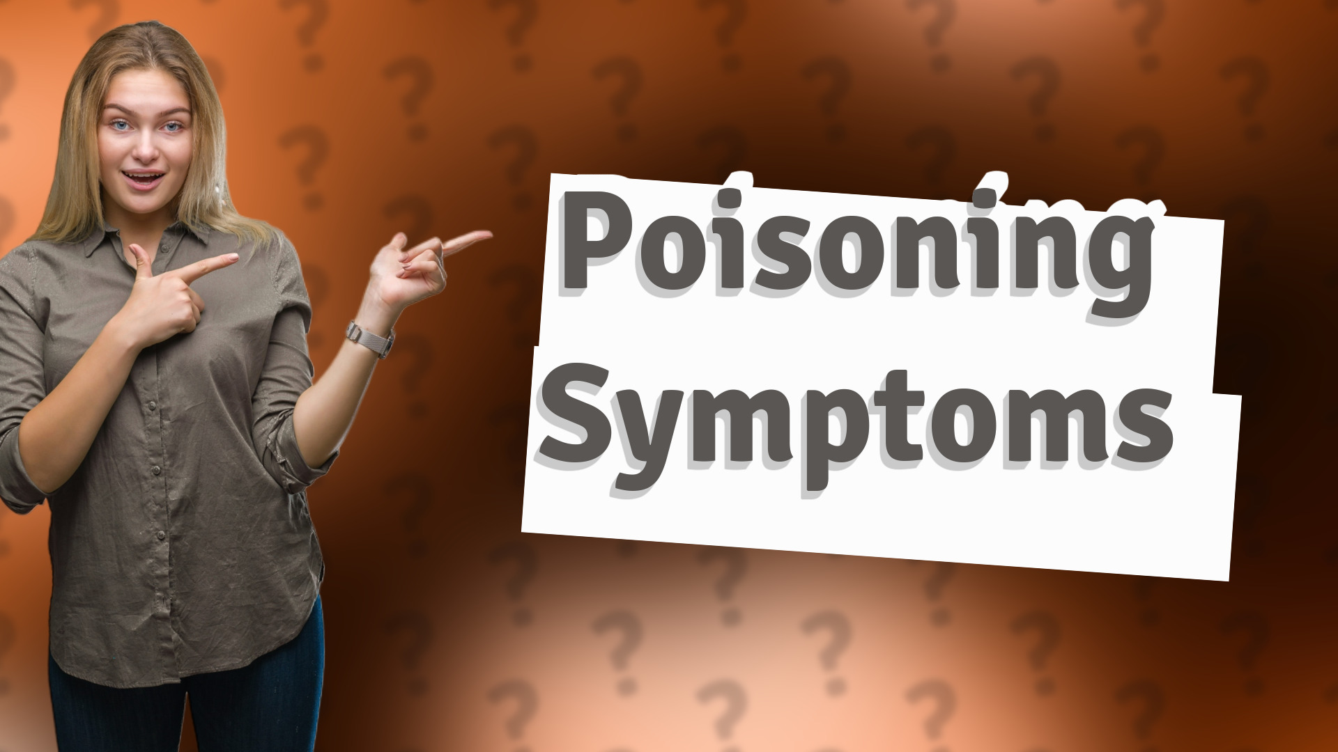 Poisoning Symptoms
