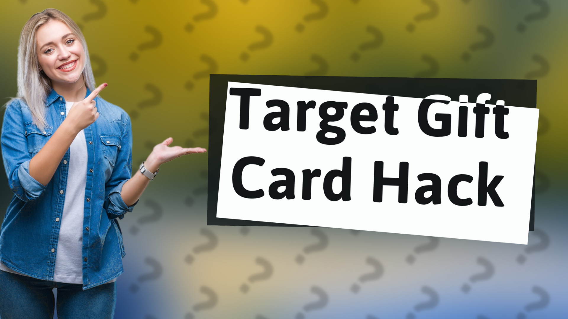 Target Gift Card Hack