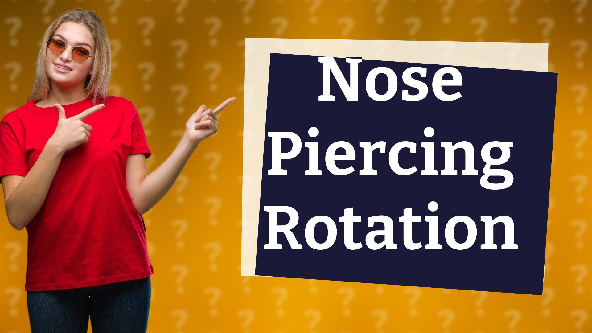 Nose Piercing Rotation