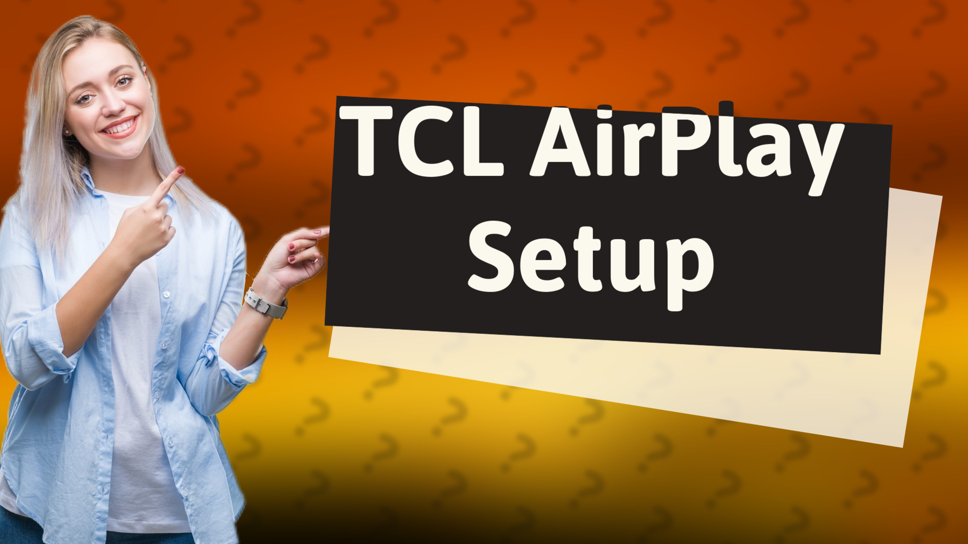TCL AirPlay Setup