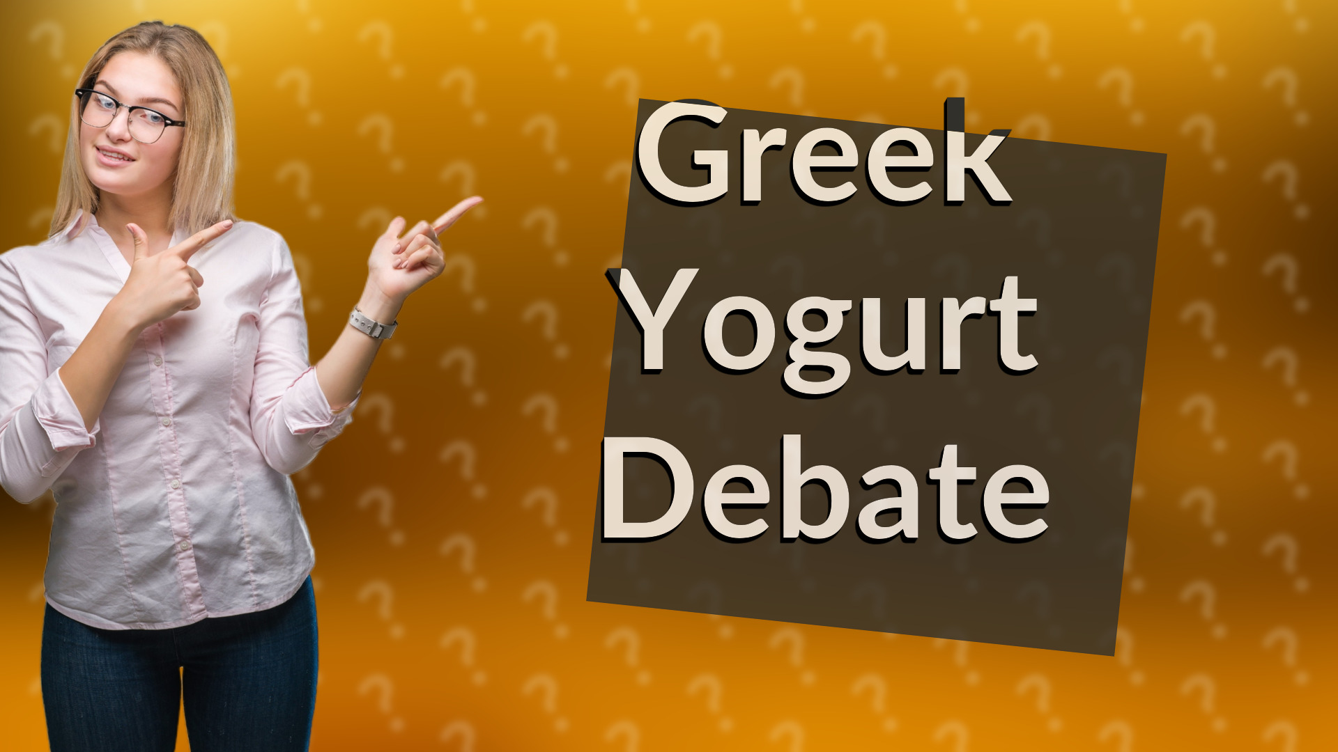 Greek Yogurt Debate