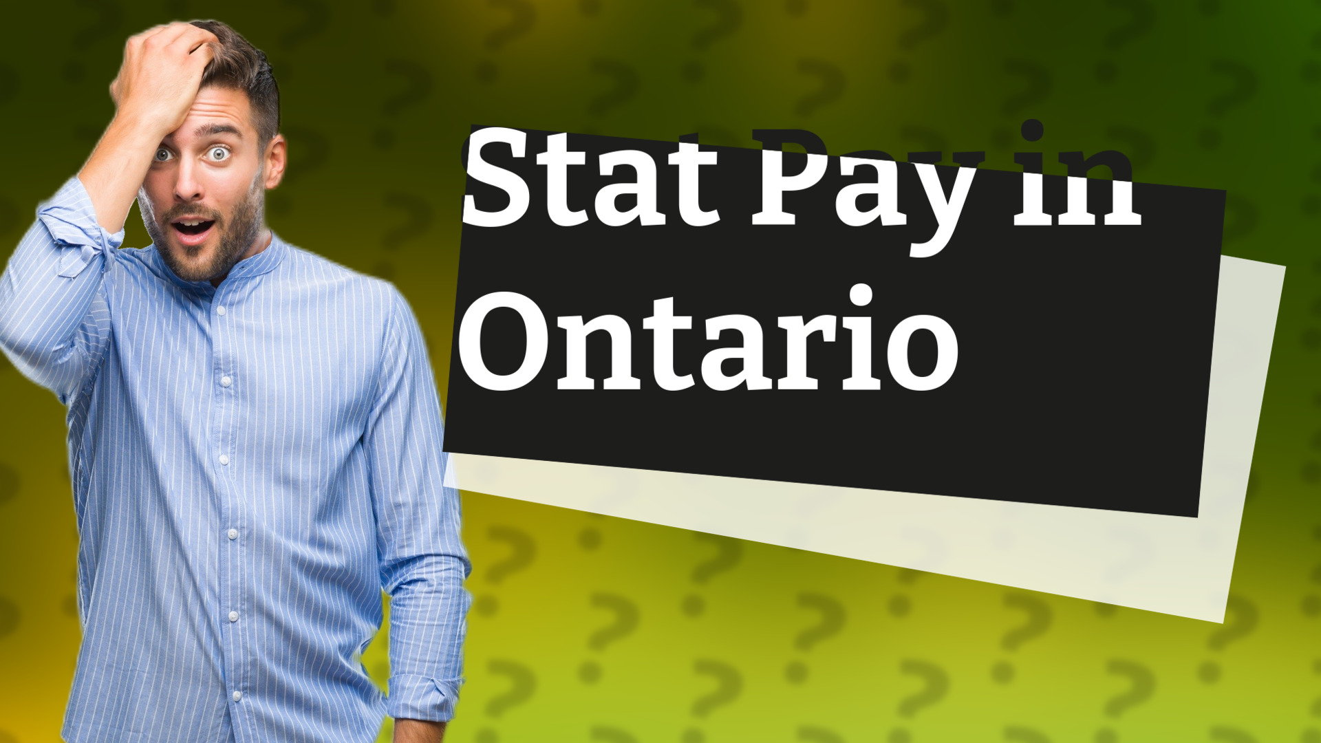 Stat Pay in Ontario