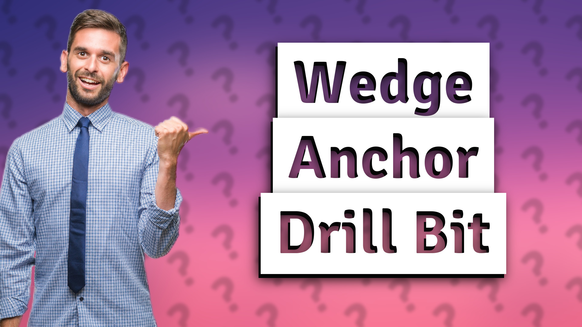 Wedge Anchor Drill Bit